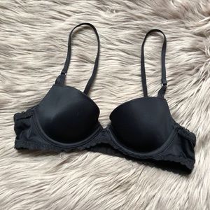 Victoria’s Secret PINK black lace 34A bra